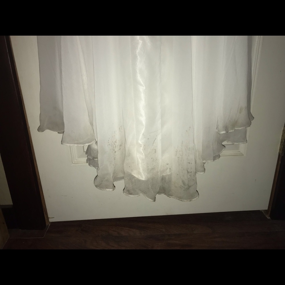 White Prom Dress - Picture 4 of 4